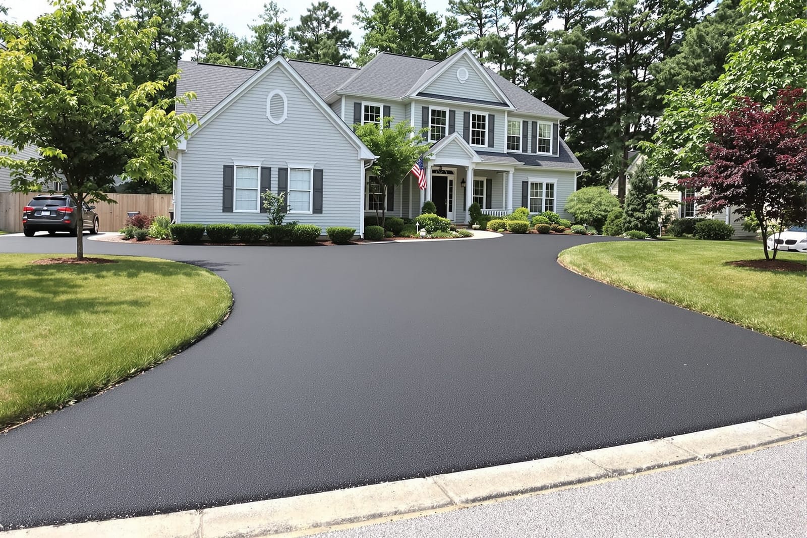 Asphalt Paving professionals at work