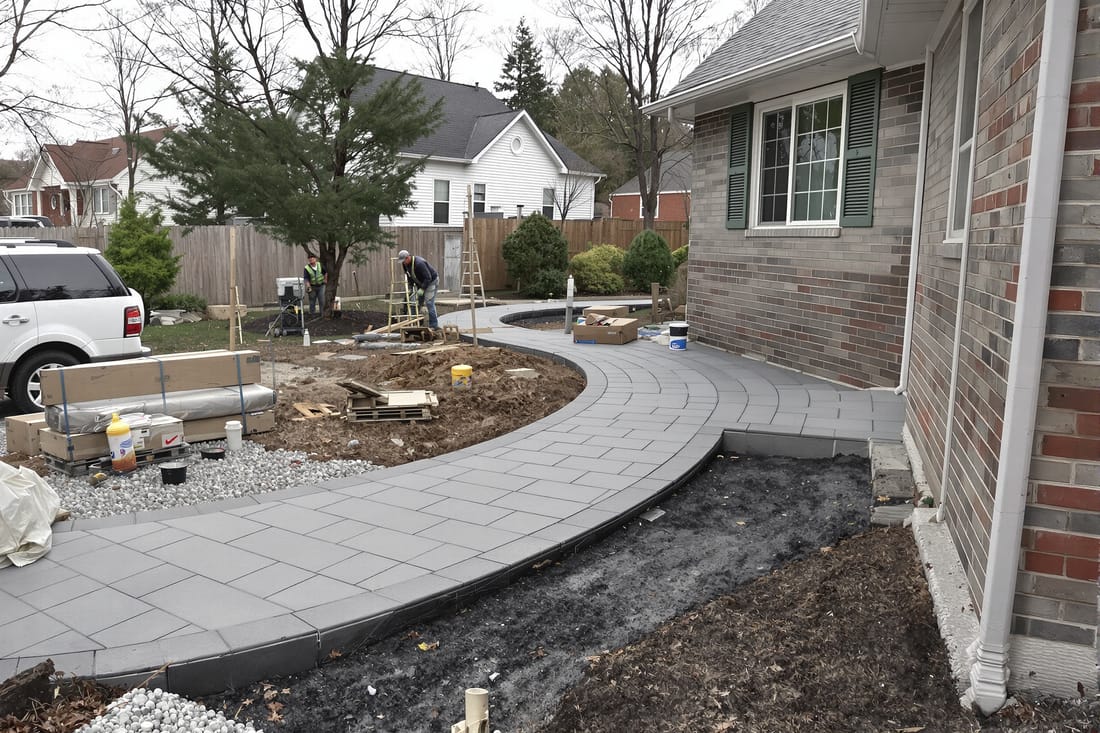 Walkway and Pathway Paving
