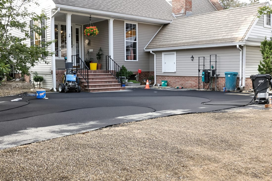 Asphalt Sealcoating & Crack Filling