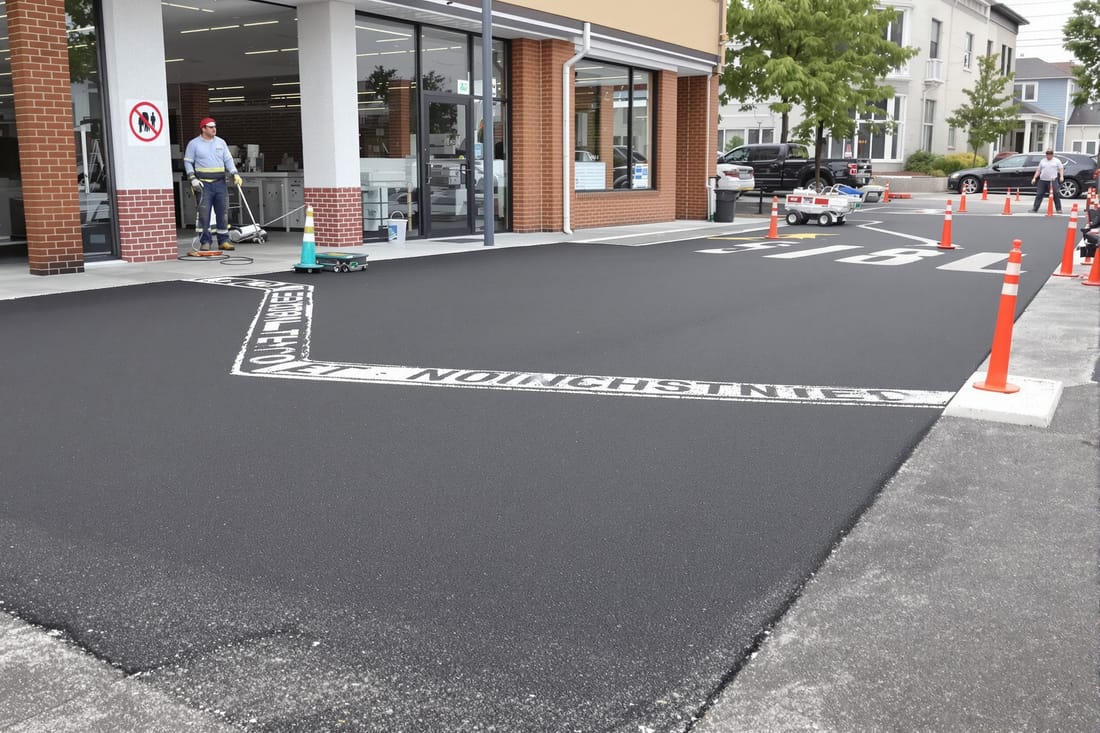 Asphalt Striping and Pavement Markings
