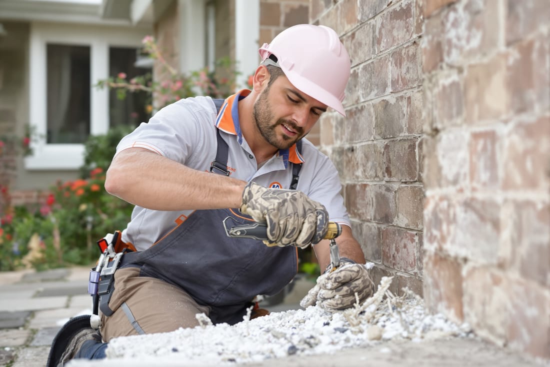 Primetime Masonry Oklahoma City masonry
 crew at work in Oklahoma City, OK