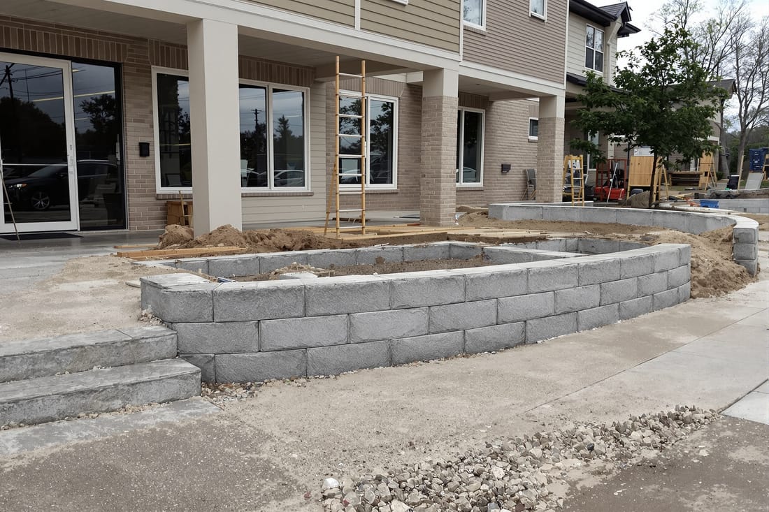 Site Walls and Hardscapes