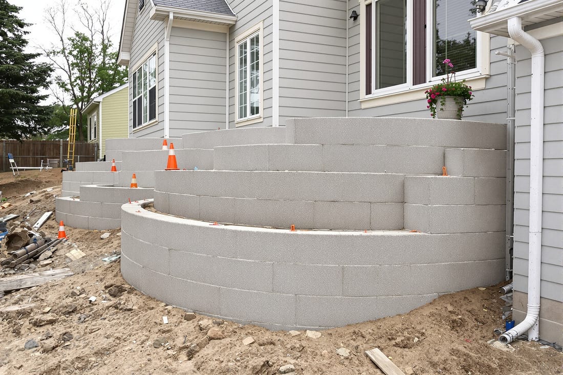 Concrete Retaining Walls