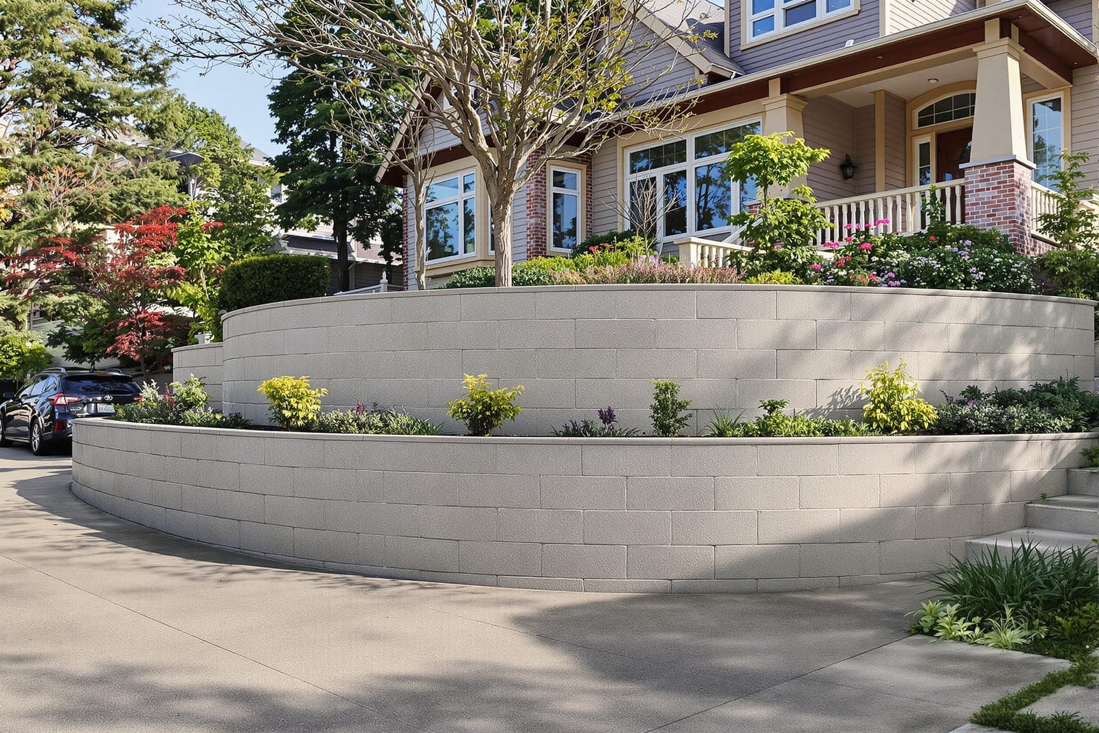 Concrete Retaining Walls