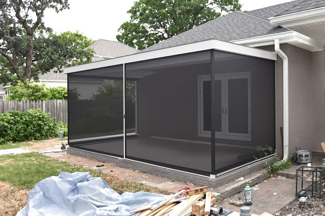 Patio Screening Installation