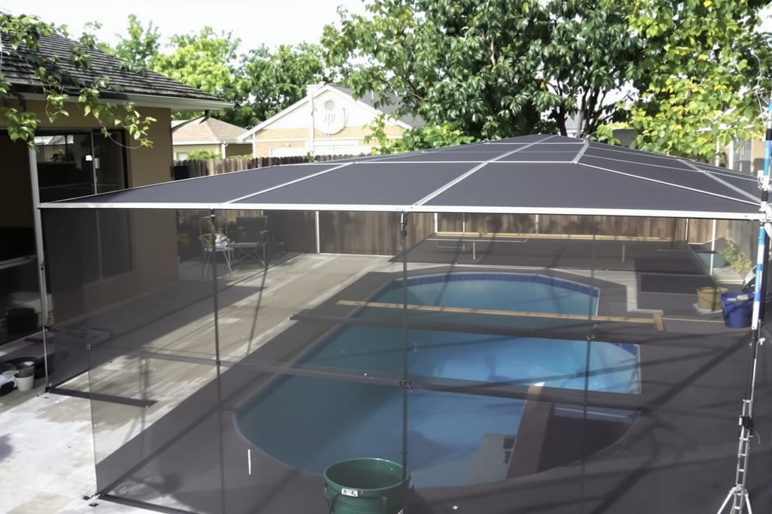 Pool Cage Rescreening