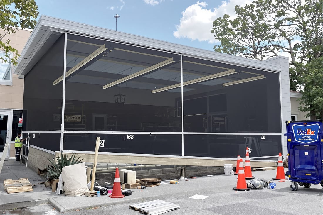 Commercial Screen Installation