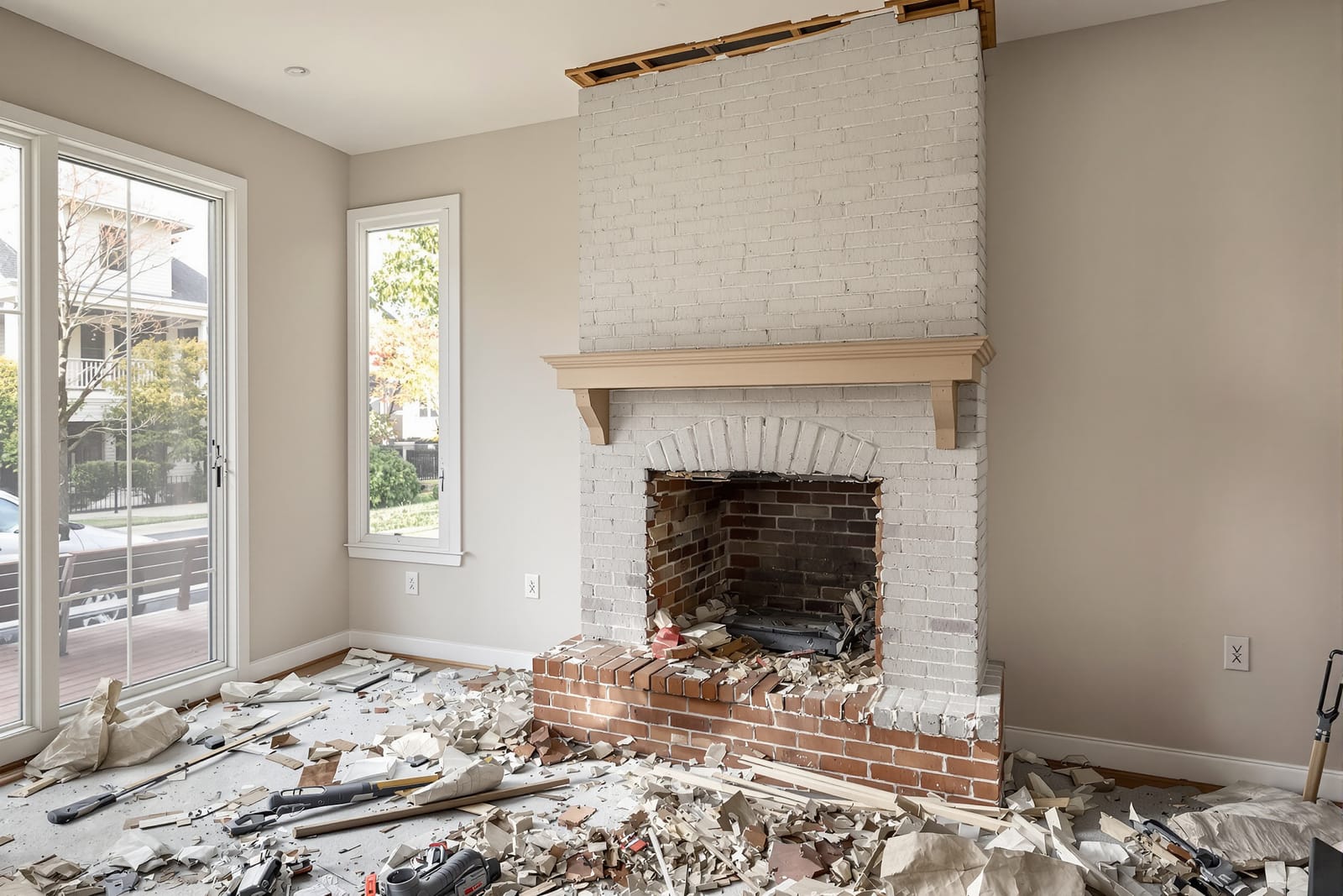 Chimney and Fireplace Demolition