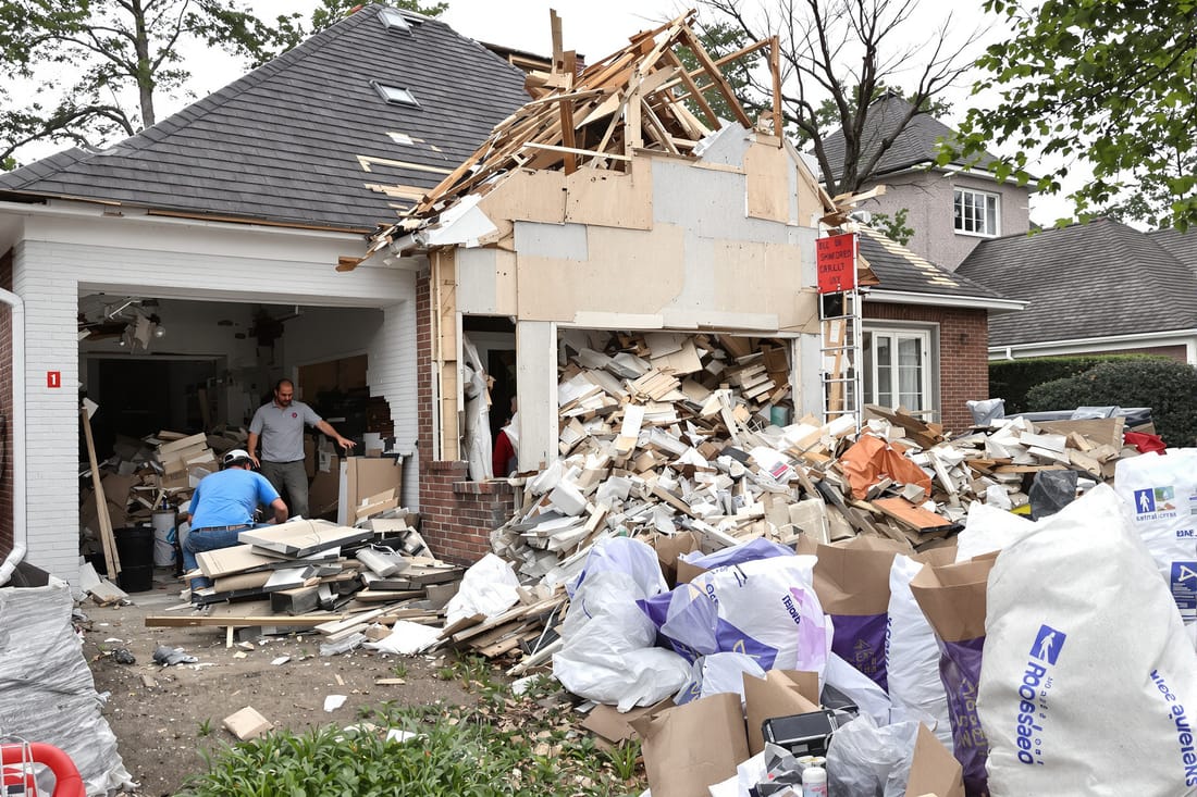 Residential Demolition Debris Hauling and Disposal